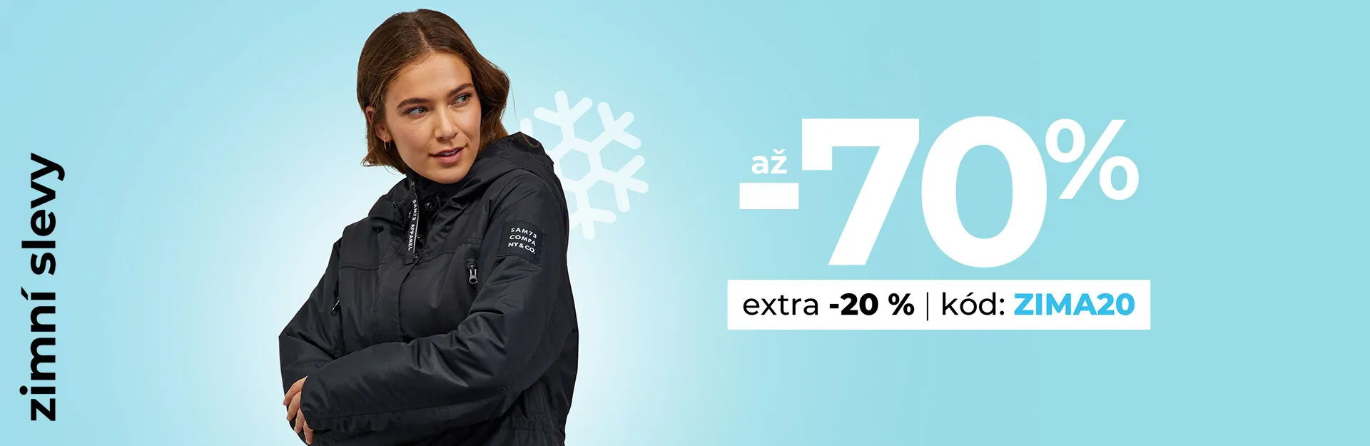 HLAVNÍ BANNER - 2/Zimní slevy až - 70 % + EXTRA - 30 % 